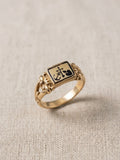 Victorian 'Love, Hope & Faith' Ring with Hidden Compartment, circa 1850s